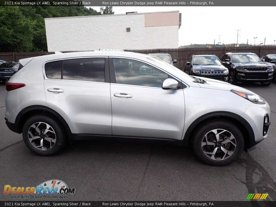 2021 Kia Sportage LX AWD Sparkling Silver / Black Photo #7