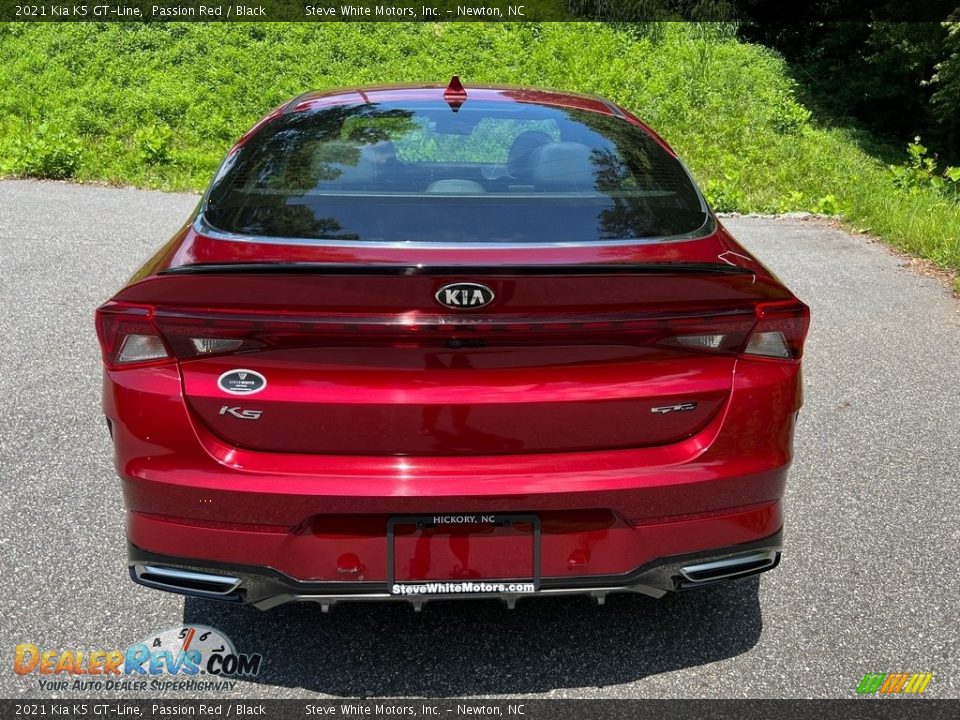 2021 Kia K5 GT-Line Passion Red / Black Photo #8