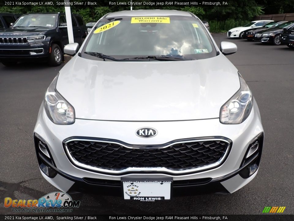 2021 Kia Sportage LX AWD Sparkling Silver / Black Photo #9