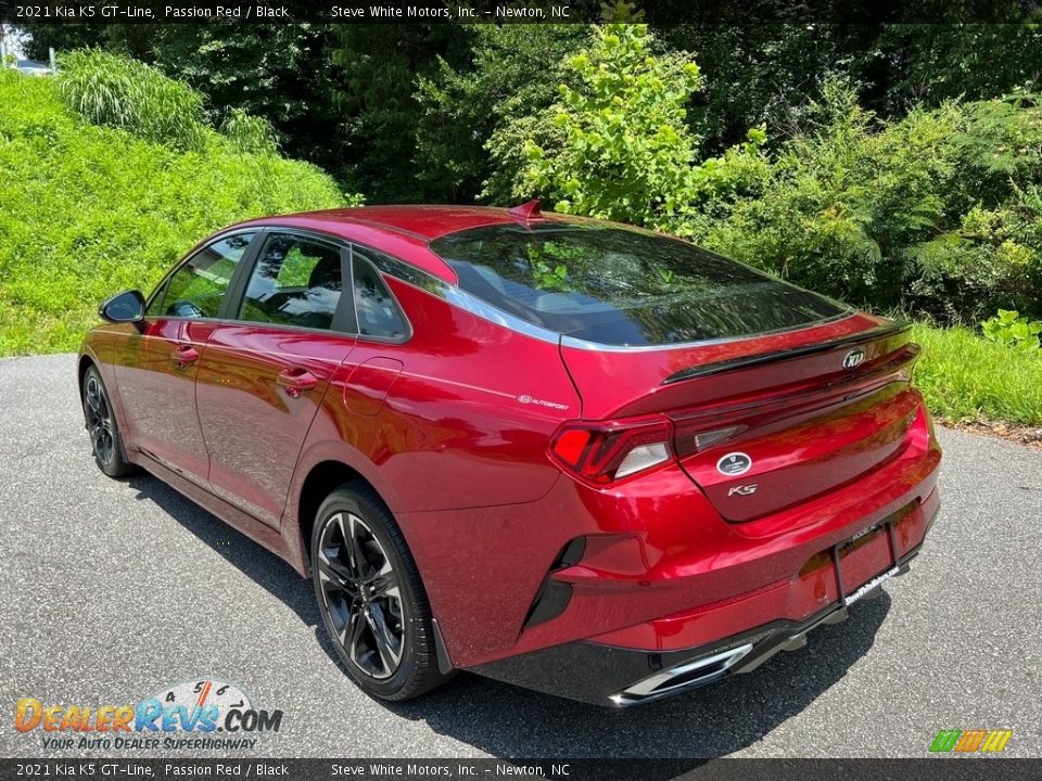 2021 Kia K5 GT-Line Passion Red / Black Photo #10