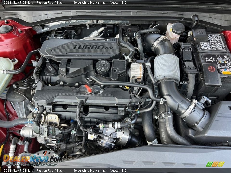 2021 Kia K5 GT-Line 1.6 Liter Turbocharged DOHC 16-Valve CVVD 4 Cylinder Engine Photo #11