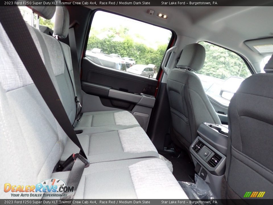 Rear Seat of 2023 Ford F250 Super Duty XLT Tremor Crew Cab 4x4 Photo #10