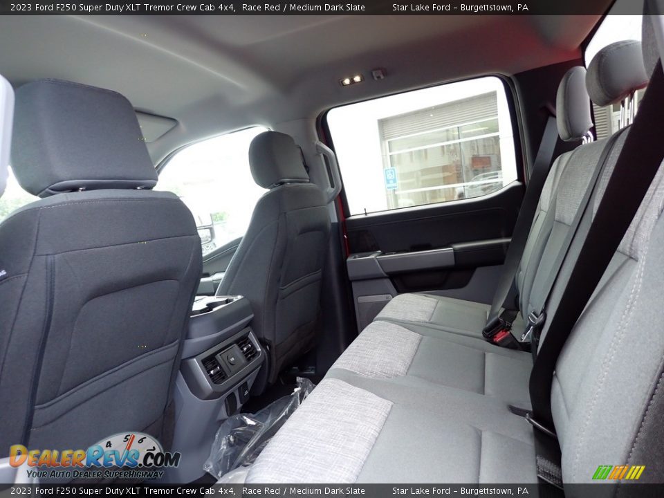 Rear Seat of 2023 Ford F250 Super Duty XLT Tremor Crew Cab 4x4 Photo #11