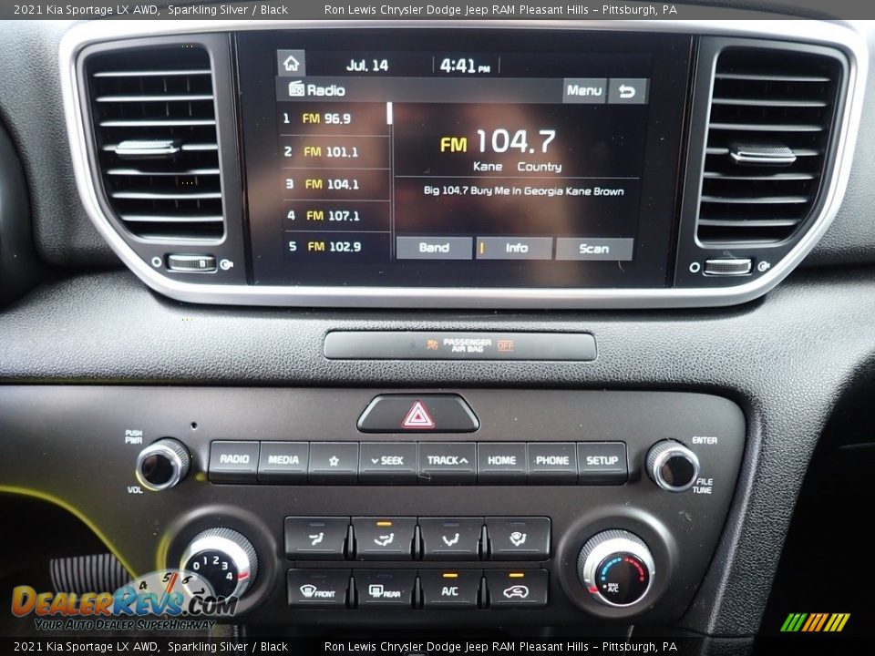 Controls of 2021 Kia Sportage LX AWD Photo #19