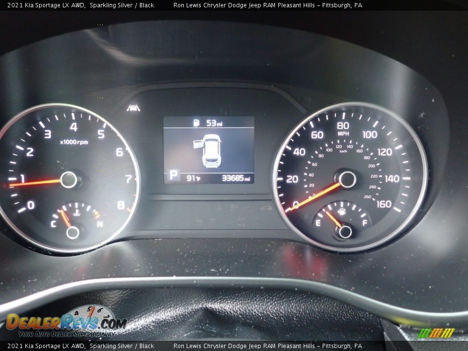 2021 Kia Sportage LX AWD Gauges Photo #20