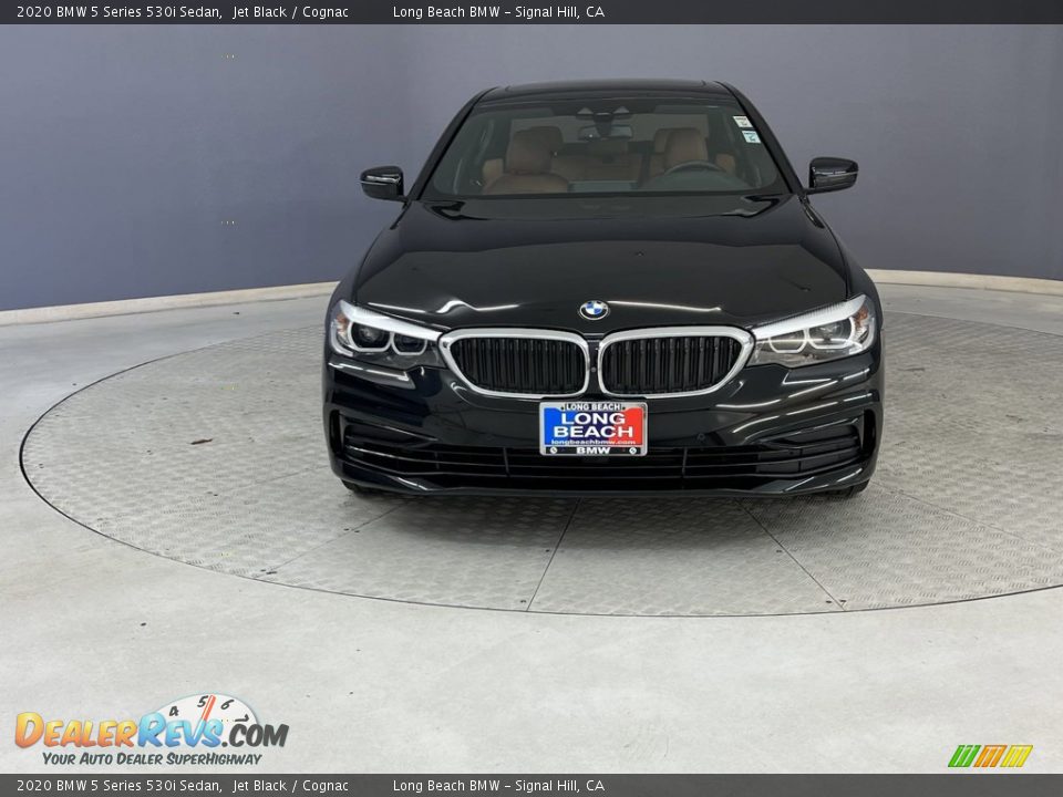 2020 BMW 5 Series 530i Sedan Jet Black / Cognac Photo #2