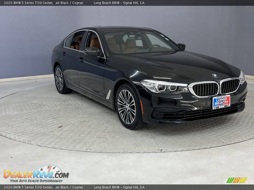 2020 BMW 5 Series 530i Sedan Jet Black / Cognac Photo #3