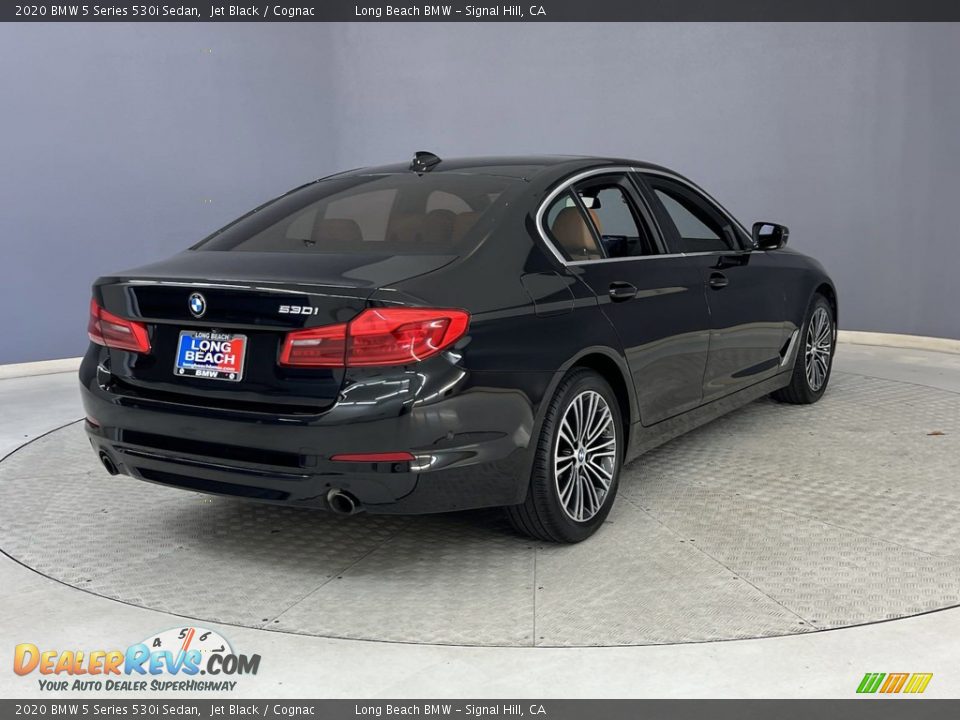 2020 BMW 5 Series 530i Sedan Jet Black / Cognac Photo #4