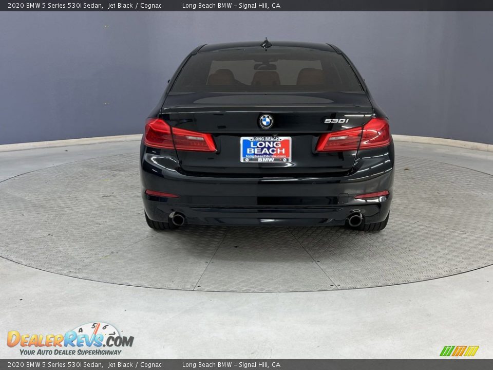 2020 BMW 5 Series 530i Sedan Jet Black / Cognac Photo #5