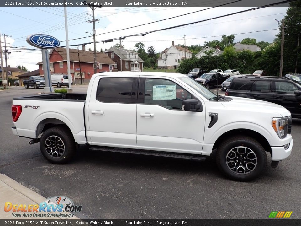 Oxford White 2023 Ford F150 XLT SuperCrew 4x4 Photo #6