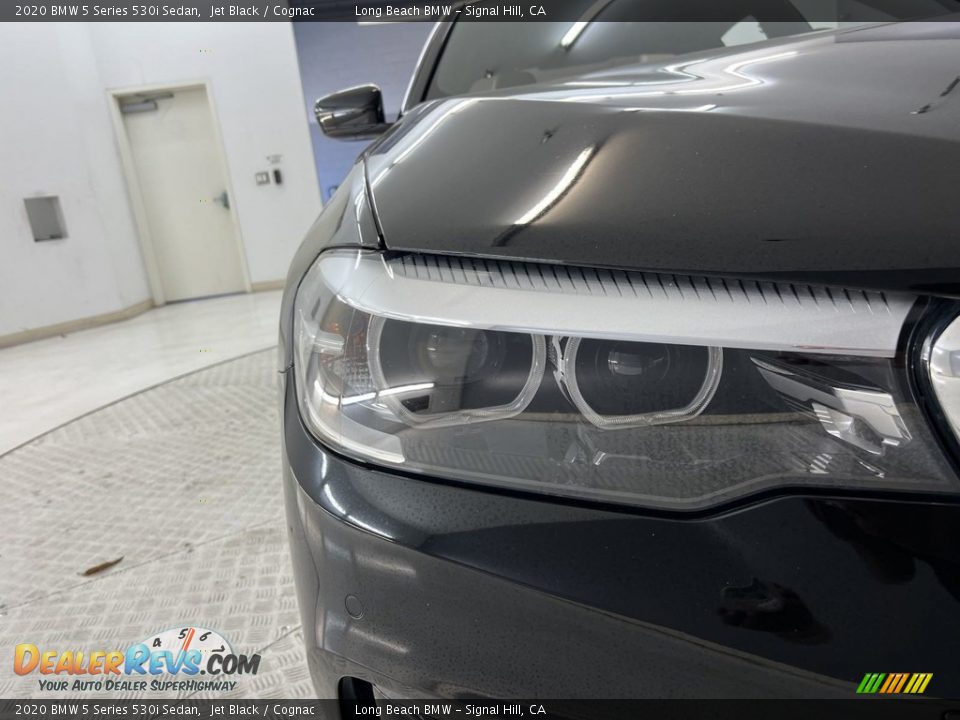 2020 BMW 5 Series 530i Sedan Jet Black / Cognac Photo #6