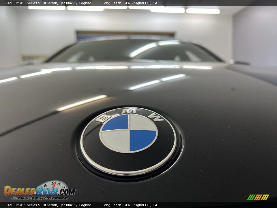 2020 BMW 5 Series 530i Sedan Jet Black / Cognac Photo #8