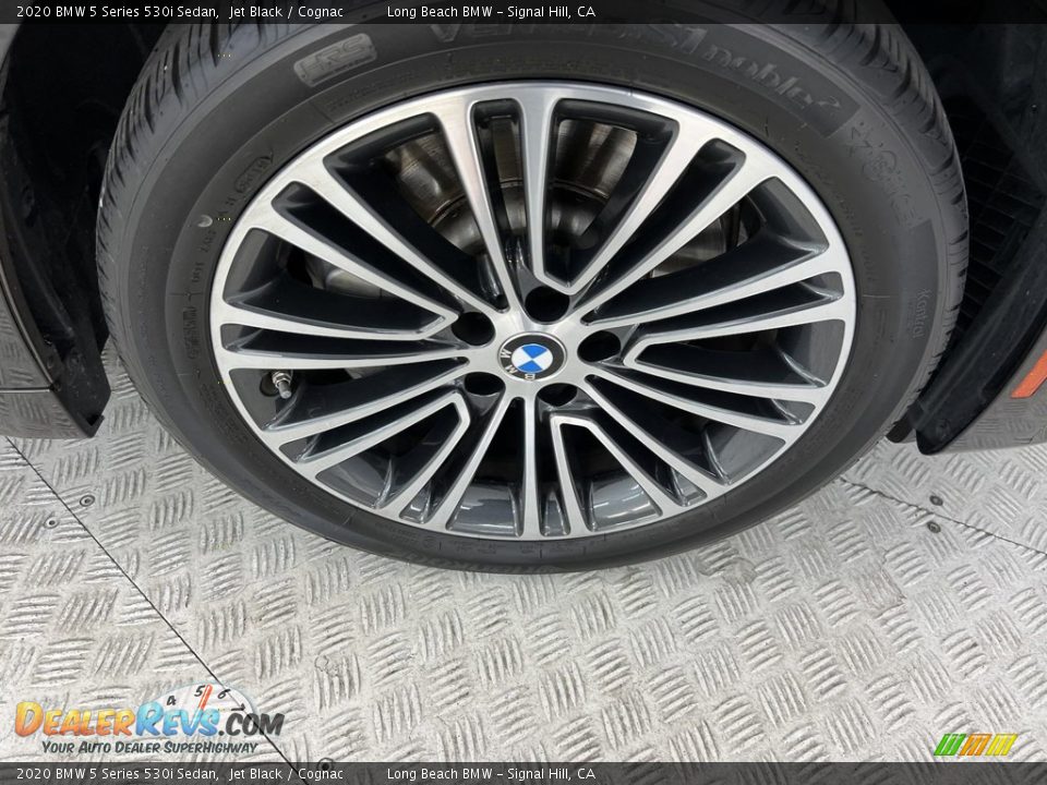 2020 BMW 5 Series 530i Sedan Jet Black / Cognac Photo #9