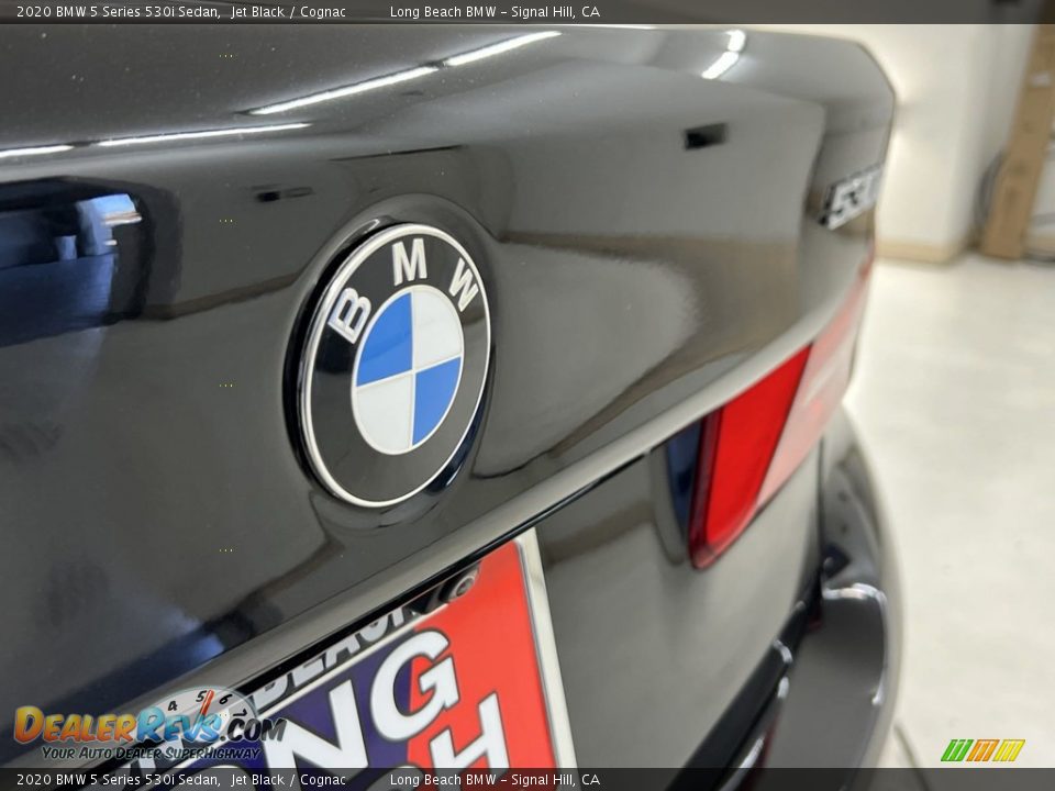 2020 BMW 5 Series 530i Sedan Jet Black / Cognac Photo #14
