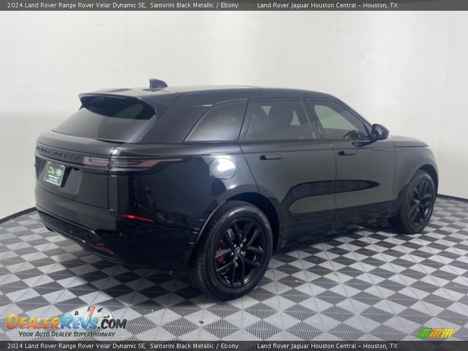 2024 Land Rover Range Rover Velar Dynamic SE Santorini Black Metallic / Ebony Photo #2