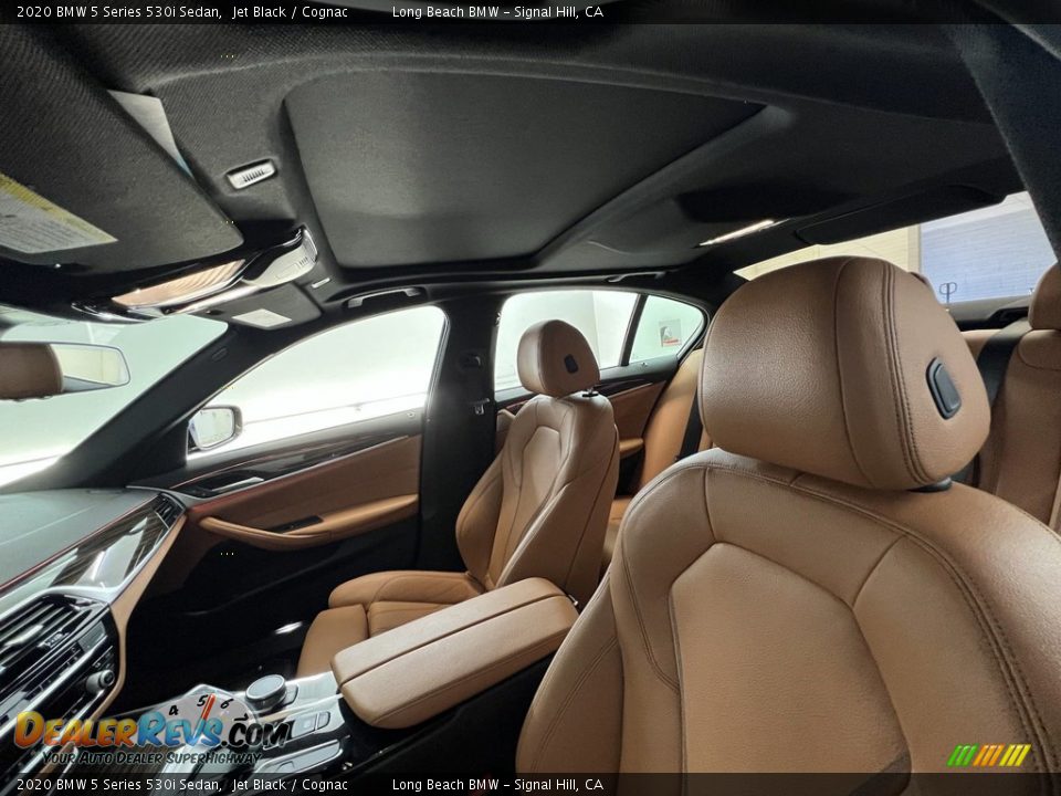 2020 BMW 5 Series 530i Sedan Jet Black / Cognac Photo #20