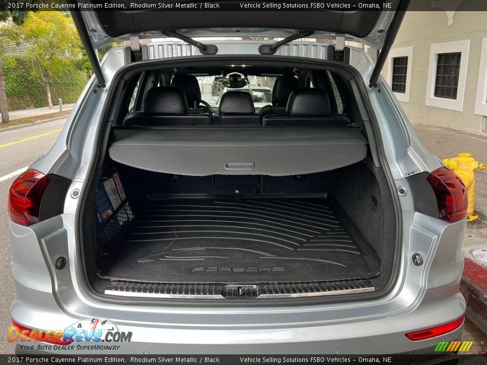 2017 Porsche Cayenne Platinum Edition Trunk Photo #14