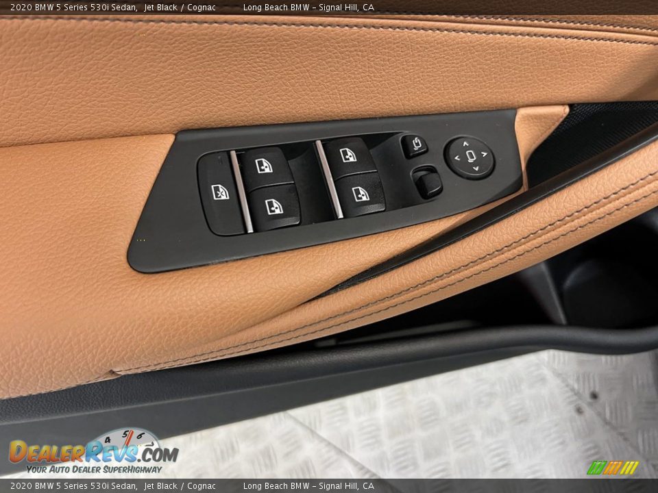 2020 BMW 5 Series 530i Sedan Jet Black / Cognac Photo #22