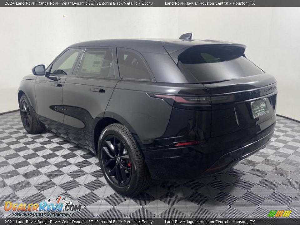 2024 Land Rover Range Rover Velar Dynamic SE Santorini Black Metallic / Ebony Photo #10