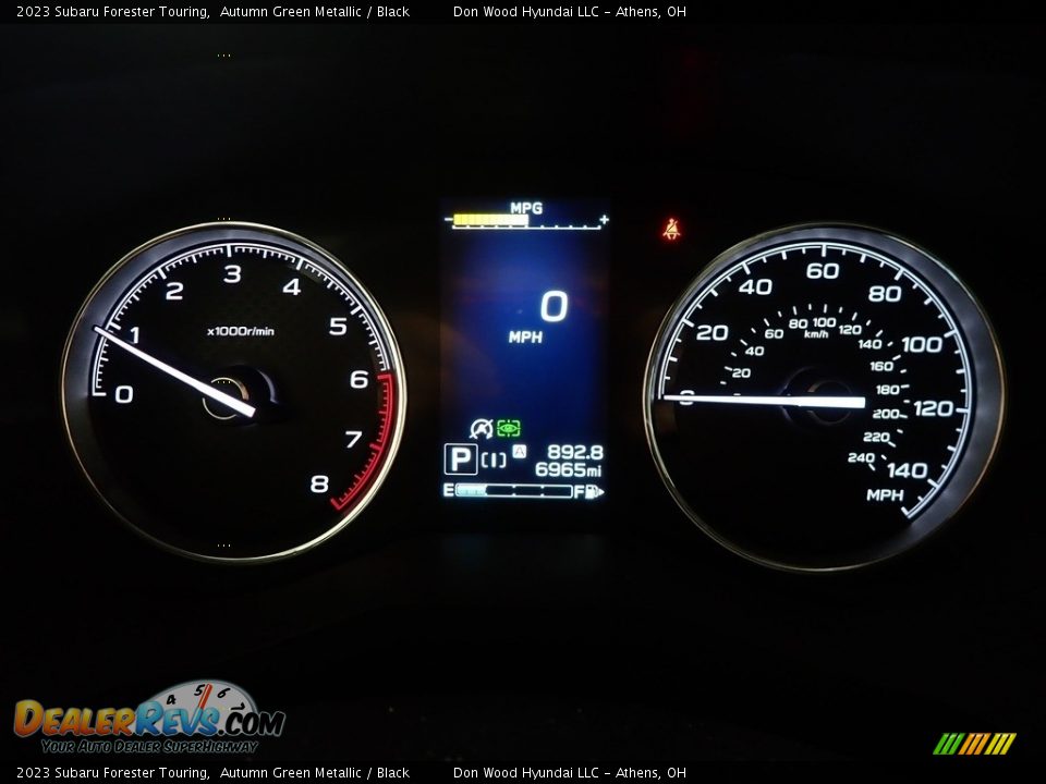 2023 Subaru Forester Touring Autumn Green Metallic / Black Photo #26