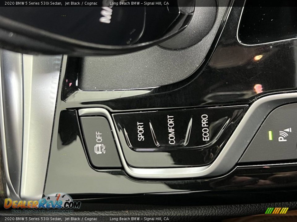 2020 BMW 5 Series 530i Sedan Jet Black / Cognac Photo #27