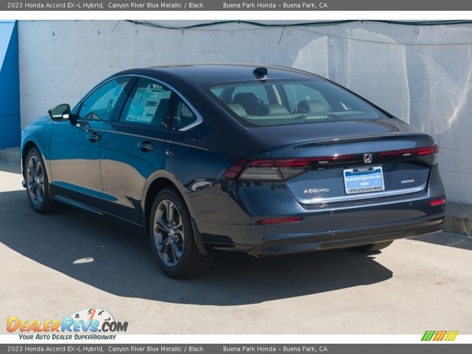 2023 Honda Accord EX-L Hybrid Canyon River Blue Metallic / Black Photo #2