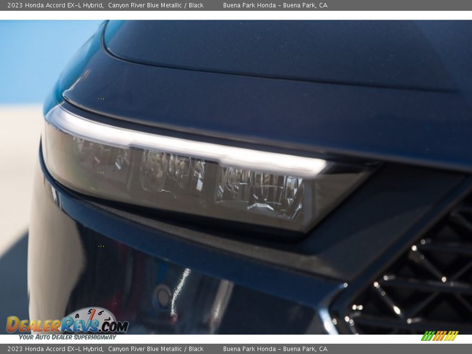 2023 Honda Accord EX-L Hybrid Canyon River Blue Metallic / Black Photo #4