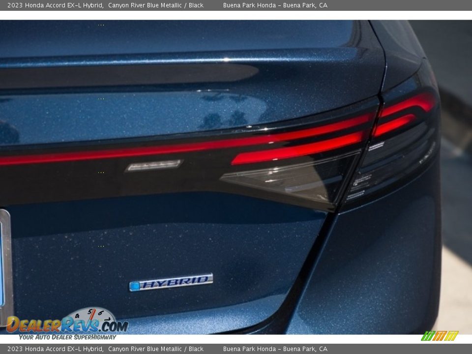 2023 Honda Accord EX-L Hybrid Canyon River Blue Metallic / Black Photo #9