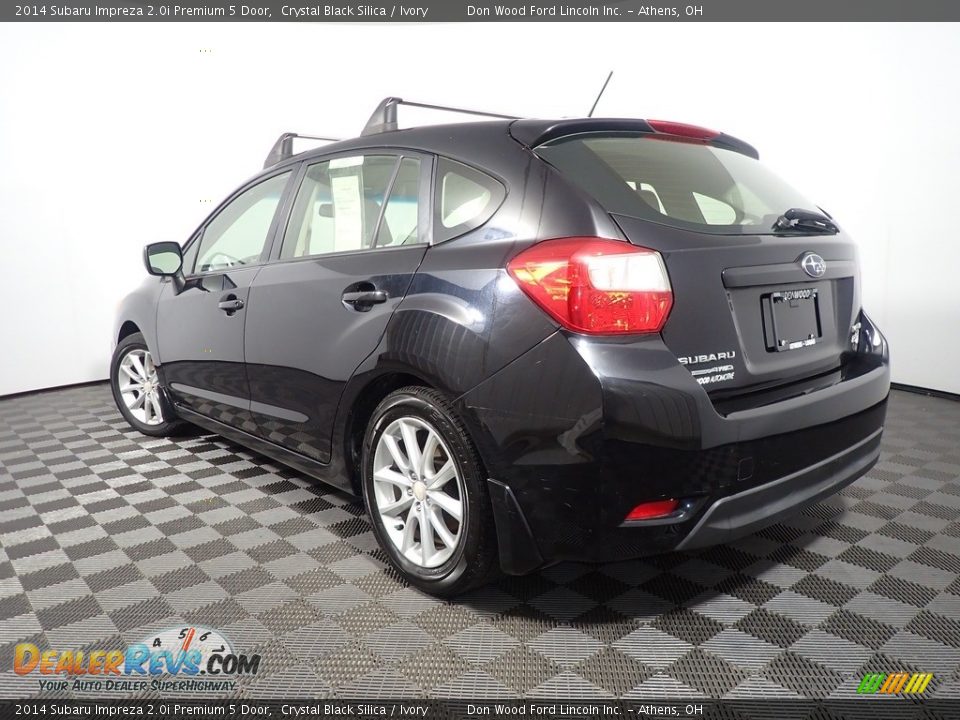 2014 Subaru Impreza 2.0i Premium 5 Door Crystal Black Silica / Ivory Photo #8