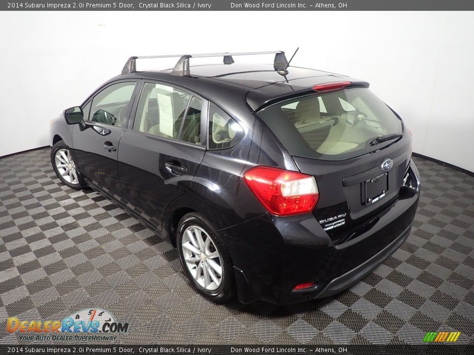 2014 Subaru Impreza 2.0i Premium 5 Door Crystal Black Silica / Ivory Photo #9