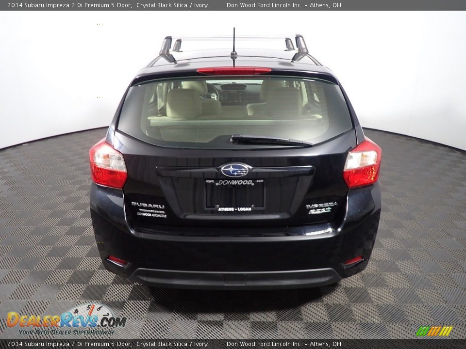 2014 Subaru Impreza 2.0i Premium 5 Door Crystal Black Silica / Ivory Photo #10