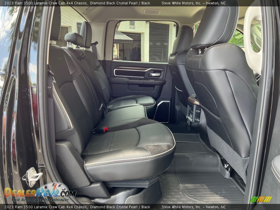 Rear Seat of 2023 Ram 3500 Laramie Crew Cab 4x4 Chassis Photo #15