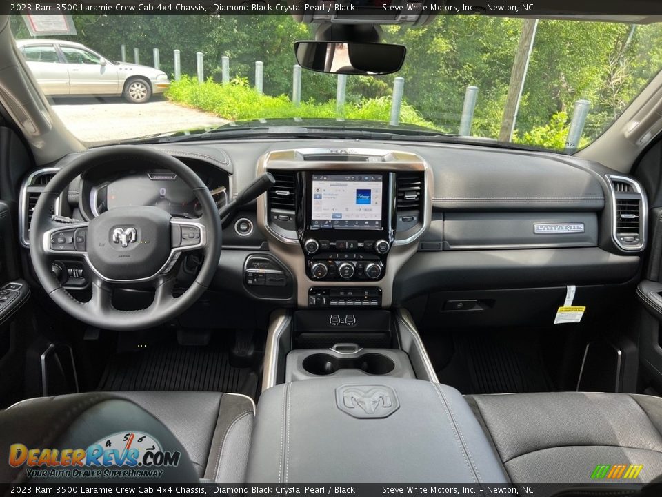 Dashboard of 2023 Ram 3500 Laramie Crew Cab 4x4 Chassis Photo #18