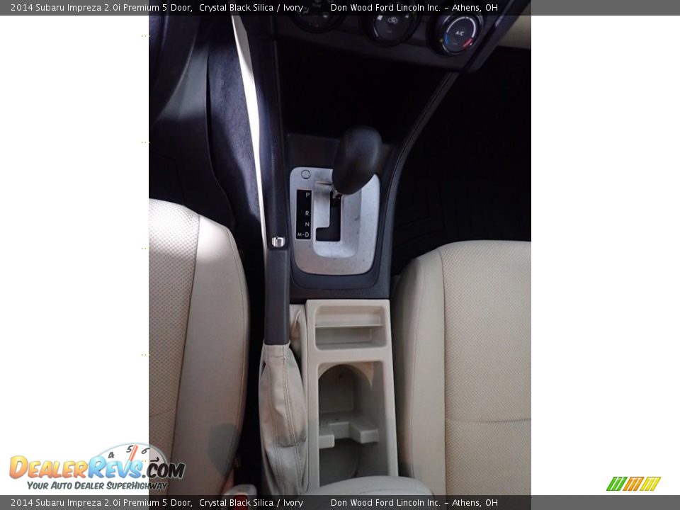 2014 Subaru Impreza 2.0i Premium 5 Door Crystal Black Silica / Ivory Photo #26