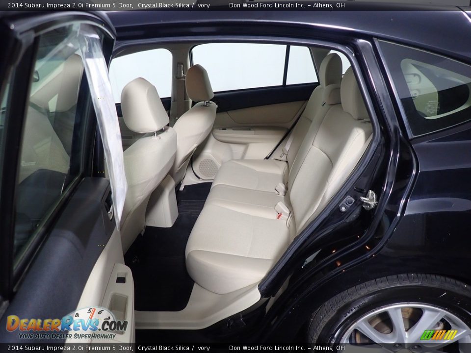 2014 Subaru Impreza 2.0i Premium 5 Door Crystal Black Silica / Ivory Photo #29