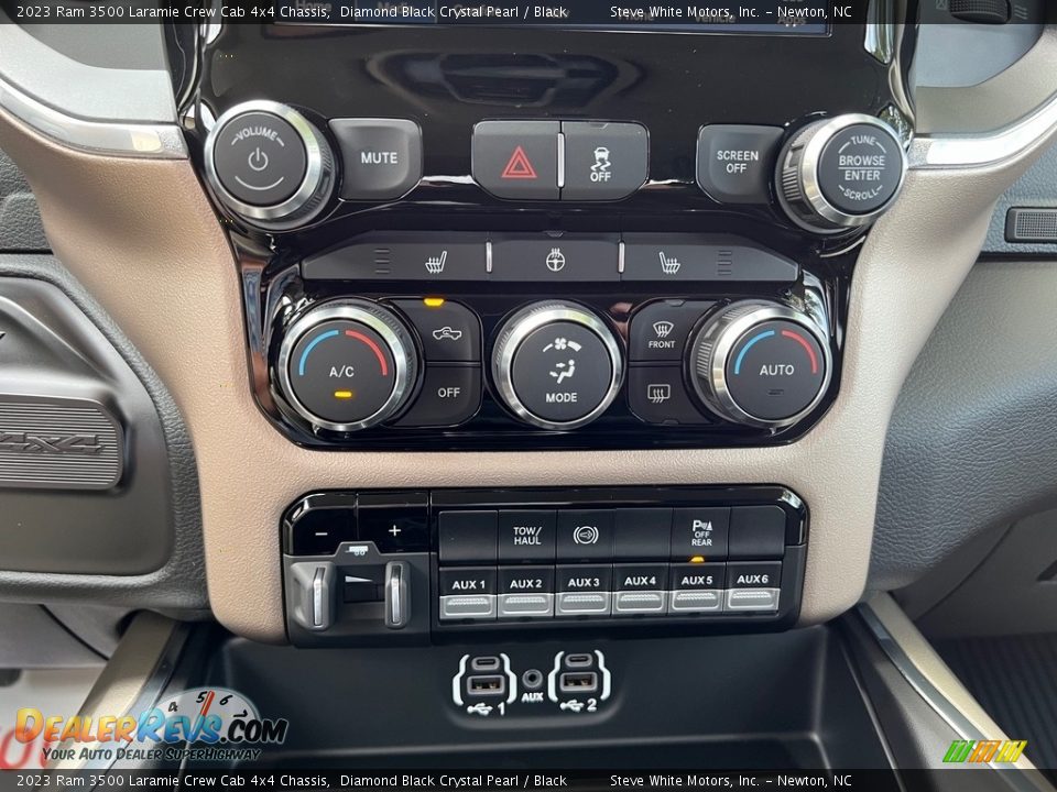 Controls of 2023 Ram 3500 Laramie Crew Cab 4x4 Chassis Photo #24