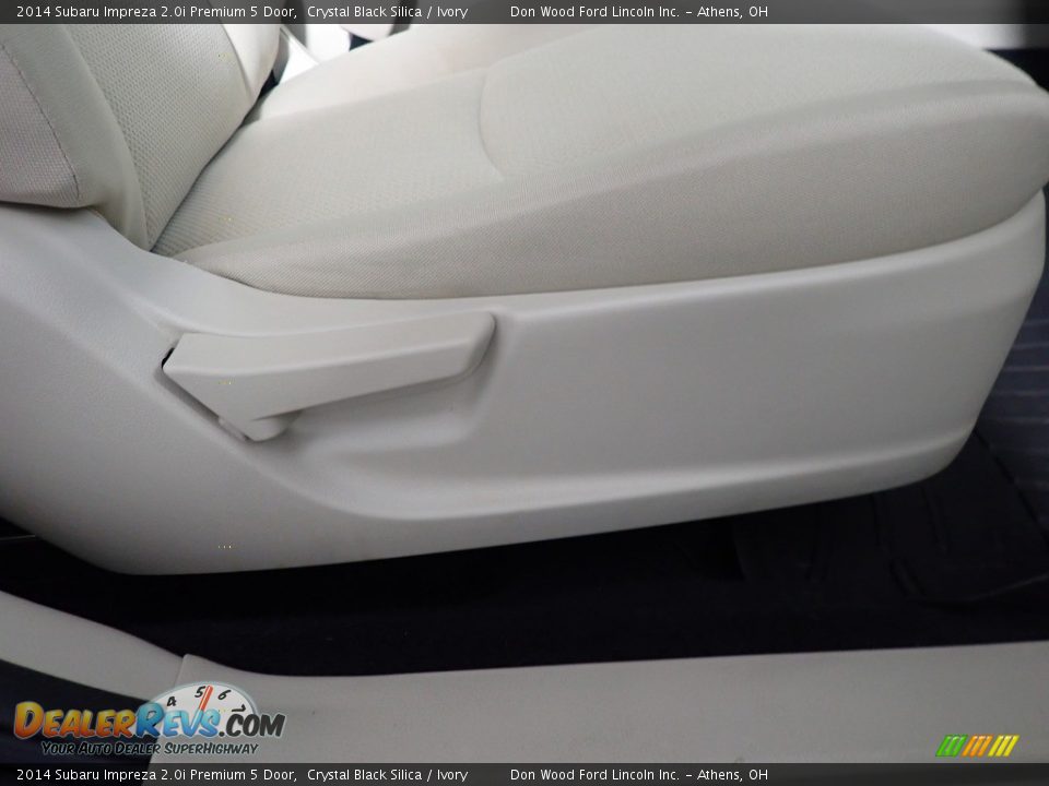 2014 Subaru Impreza 2.0i Premium 5 Door Crystal Black Silica / Ivory Photo #34