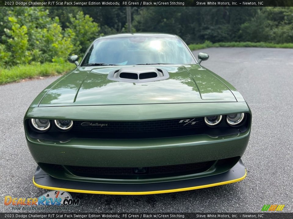 2023 Dodge Challenger R/T Scat Pack Swinger Edition Widebody F8 Green / Black w/Green Stitching Photo #3