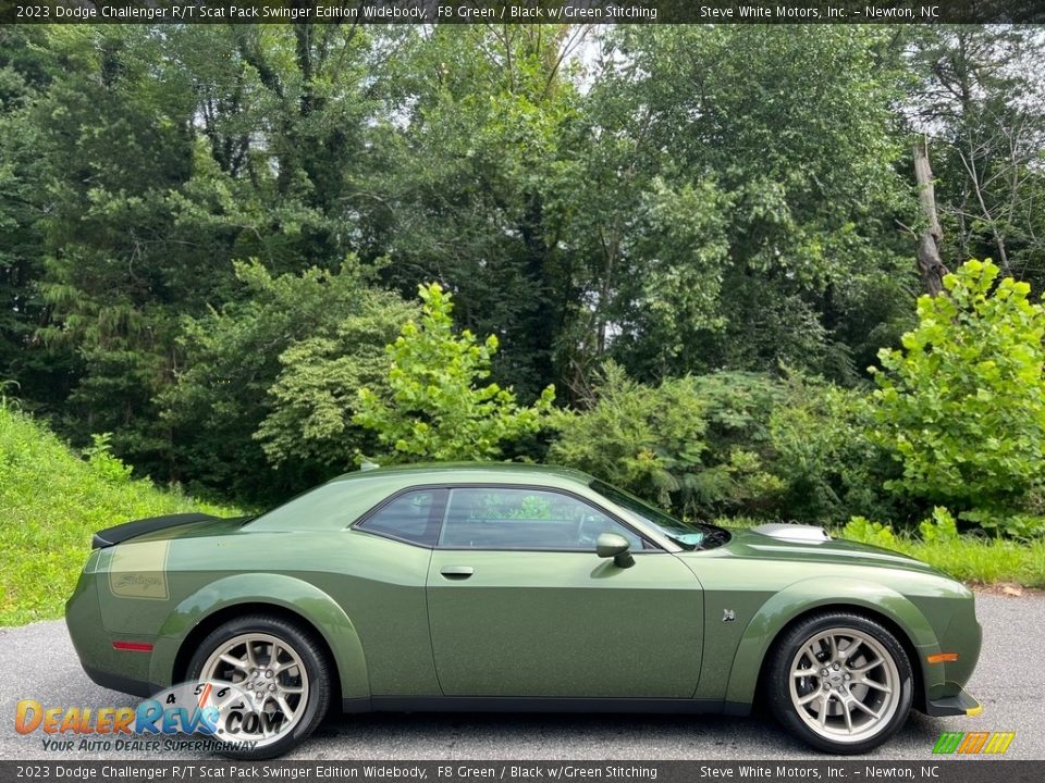 F8 Green 2023 Dodge Challenger R/T Scat Pack Swinger Edition Widebody Photo #5