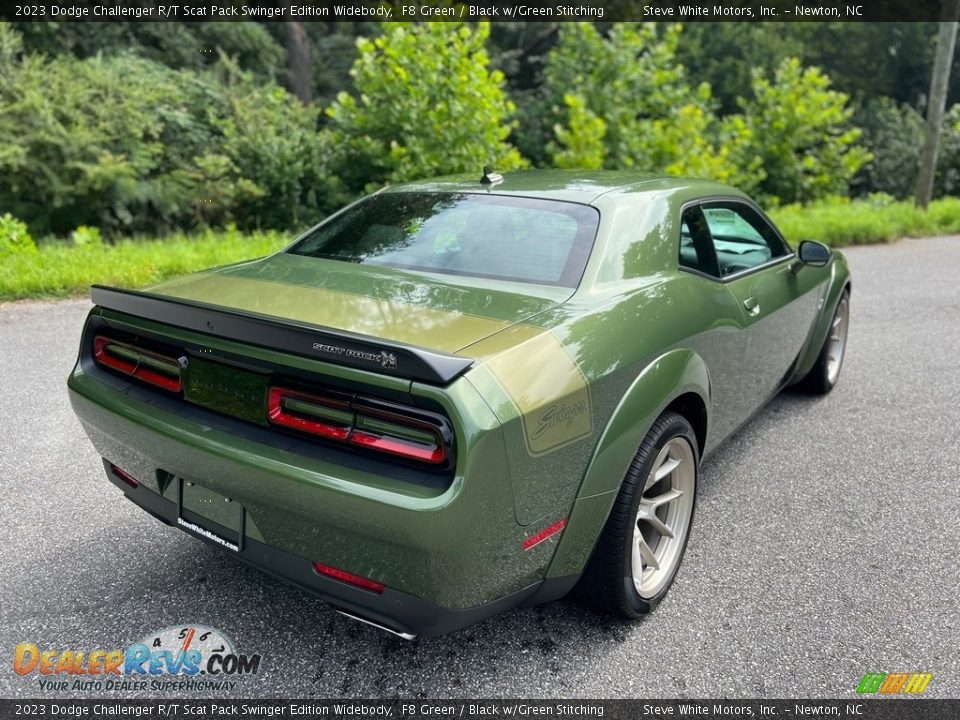 2023 Dodge Challenger R/T Scat Pack Swinger Edition Widebody F8 Green / Black w/Green Stitching Photo #6