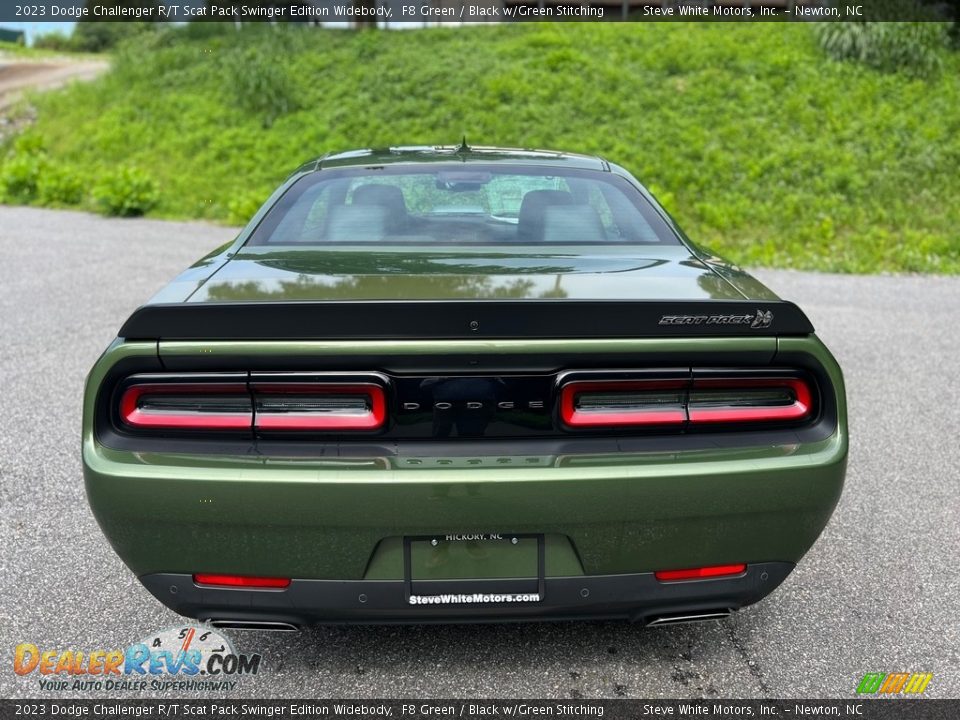 2023 Dodge Challenger R/T Scat Pack Swinger Edition Widebody F8 Green / Black w/Green Stitching Photo #7