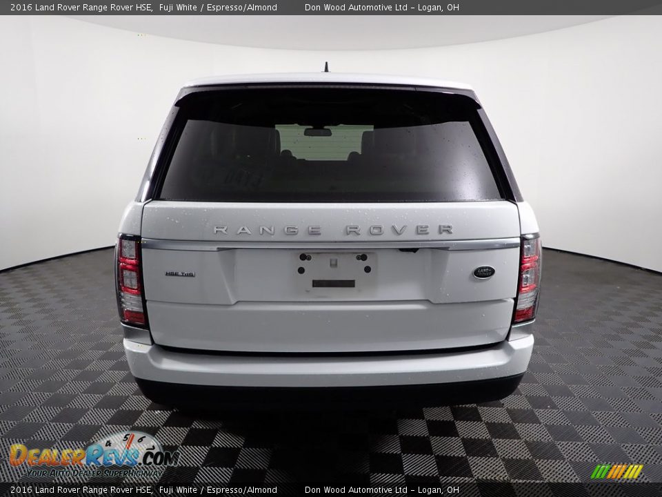 2016 Land Rover Range Rover HSE Fuji White / Espresso/Almond Photo #9