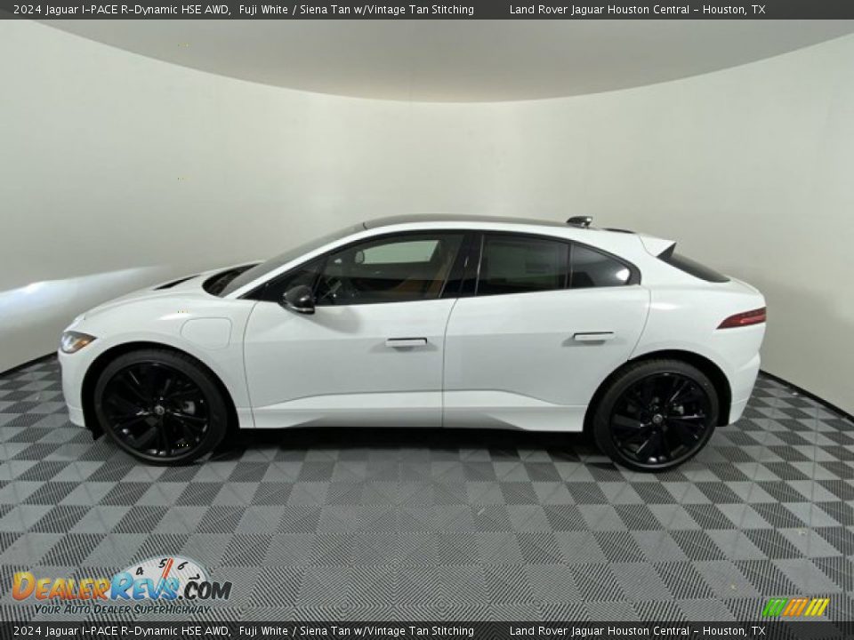 2024 Jaguar I-PACE R-Dynamic HSE AWD Fuji White / Siena Tan w/Vintage Tan Stitching Photo #6