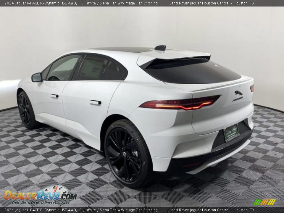 2024 Jaguar I-PACE R-Dynamic HSE AWD Fuji White / Siena Tan w/Vintage Tan Stitching Photo #10