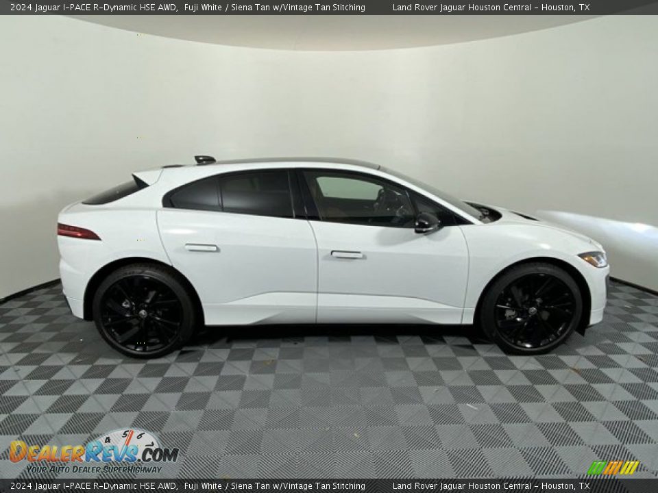 2024 Jaguar I-PACE R-Dynamic HSE AWD Fuji White / Siena Tan w/Vintage Tan Stitching Photo #11