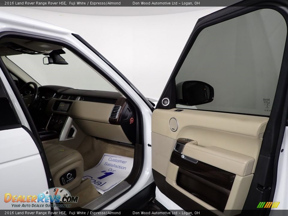 2016 Land Rover Range Rover HSE Fuji White / Espresso/Almond Photo #29