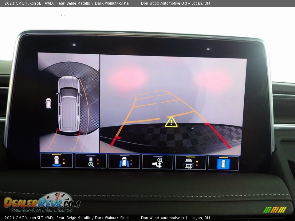 2021 GMC Yukon SLT 4WD Pearl Beige Metallic / Dark Walnut/­Slate Photo #4