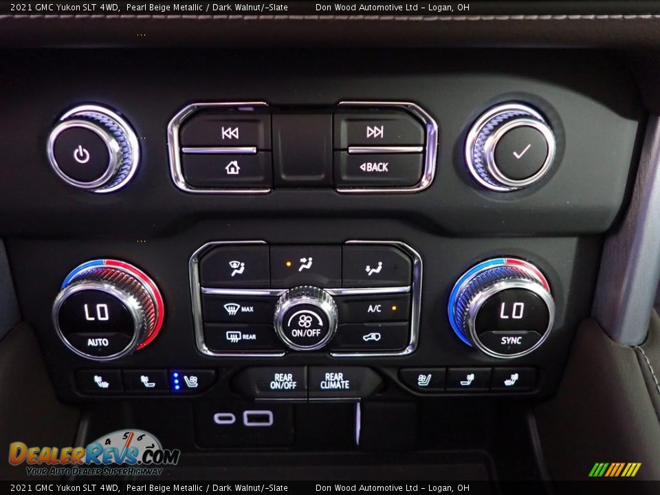 2021 GMC Yukon SLT 4WD Pearl Beige Metallic / Dark Walnut/­Slate Photo #20