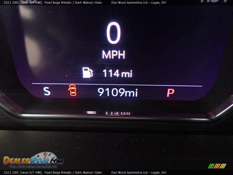 2021 GMC Yukon SLT 4WD Pearl Beige Metallic / Dark Walnut/­Slate Photo #35