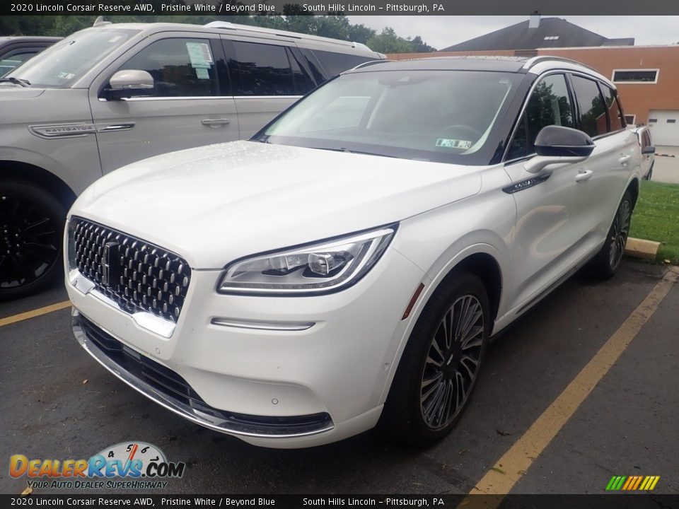 2020 Lincoln Corsair Reserve AWD Pristine White / Beyond Blue Photo #1